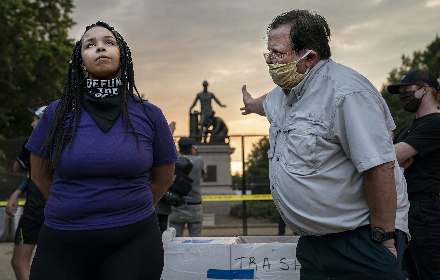 Lincoln Emancipation Memorial Debate mielenosoitus Washington